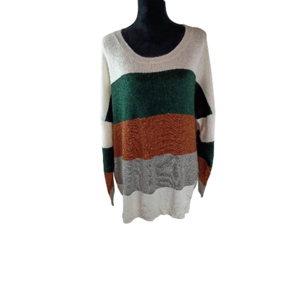 ANDREE Women's Warm Winter Pullover Sweater Tunic 3X Acrylic Nylon Spandex - Picture 2 of 5